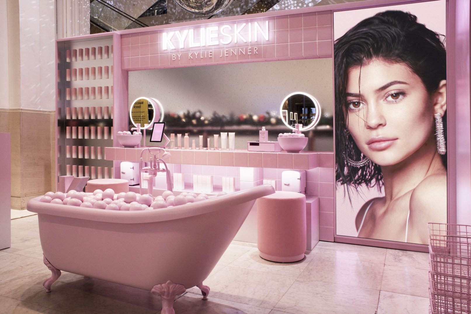 Kylie Skin, Harrods & Selfridges